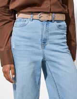 Gürtel - einfarbig - beige