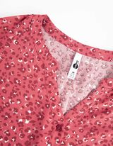 Umstandskleid - Tunnelzug am Saum - rot