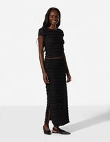 Cropped Shirt - Cropped - Schwarz