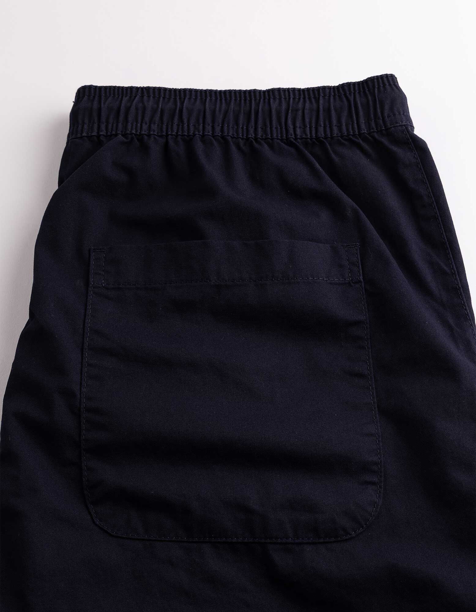 Short - Unicolore - bleu fonc&eacute;
