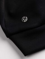 Sweatvest - Galons - zwart