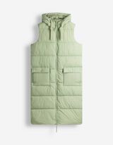 Lange Weste - Regular Fit - dunkelgr&uuml;n