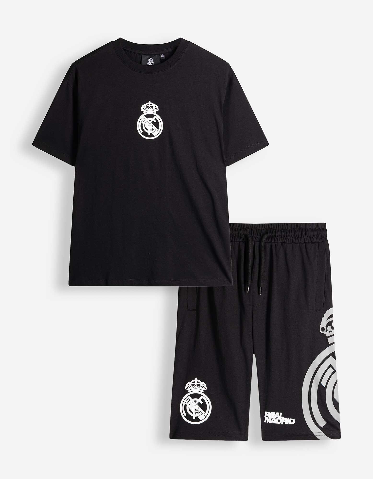 Set aus Shirt und Hose - Real Madrid - Schwarz