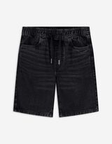 Bermude  - denim negru - Negru