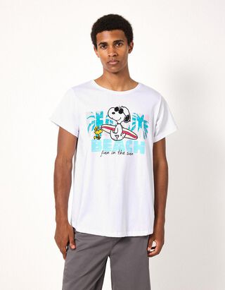 T-shirt - Snoopy - wit