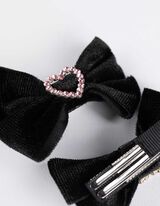 Haarschmuck - 3er-Pack - schwarz