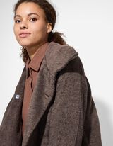 Giacca Caban - Effetto lana - marrone