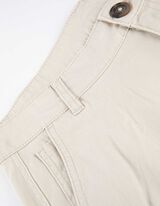 Kelnės su ki&scaron;enėmis - Medvilnės mi&scaron;inys - smelio spalvos