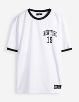 T-shirt - Mesh - wit