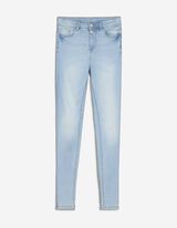 Jeans - Talie înaltă - Albastru deschis