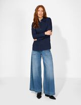 Ko&scaron;ilov&aacute; halenka - Měkk&yacute; povrch - tmave modra