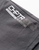 Bermudy  - Potisk - tmave seda