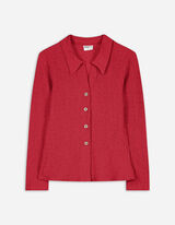 Hossz&uacute; ujj&uacute; p&oacute;l&oacute; - Gombos - m&eacute;lyv&ouml;r&ouml;s