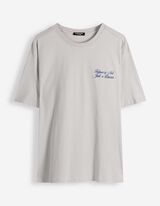 T-Shirt - R&uuml;ckenprint - hellblau