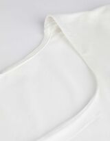 Majica dugih rukava - LENZING™ ECOVERO™ - bela