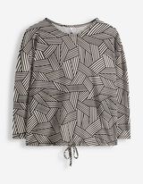 Shirt - Knotendetail - wei&szlig;