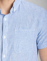 Chemise - Lin mélangé - blanc