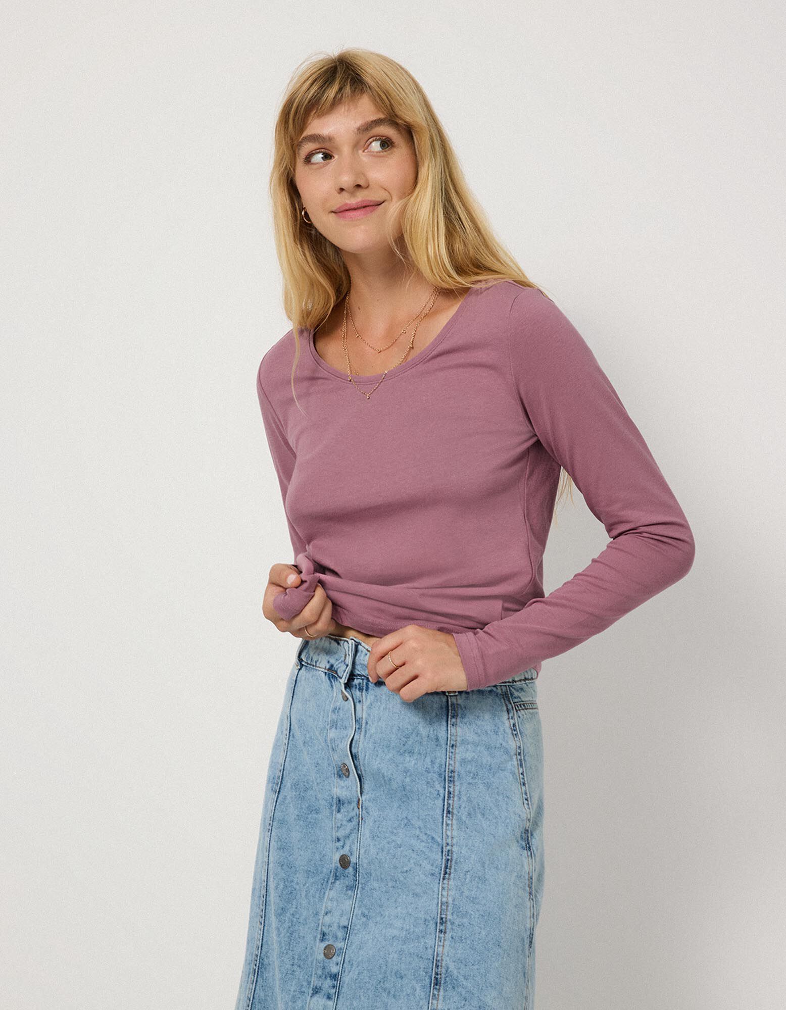 Langarmshirt - 2er-Pack