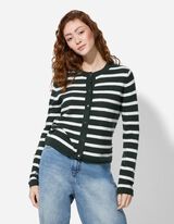 Cardigan - Knopfleiste - grün