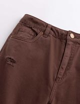 Pantalon - Look us&eacute; - Brun