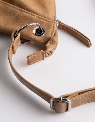 Tasche - Kunstleder - Braun