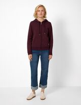 rozpinana bluza - Regular Fit - Fioletowy
