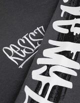 Felpa con cappuccio - Oversized Fit - grigio scuro