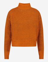 Trui - Opstaande kraag - oranje