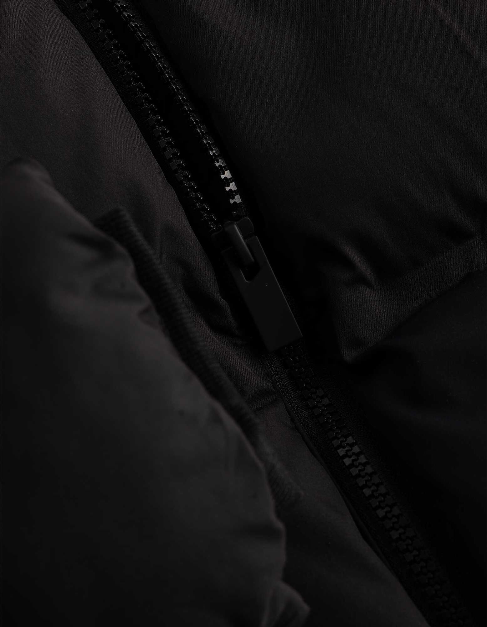 Steppjacke - einfarbig - Schwarz