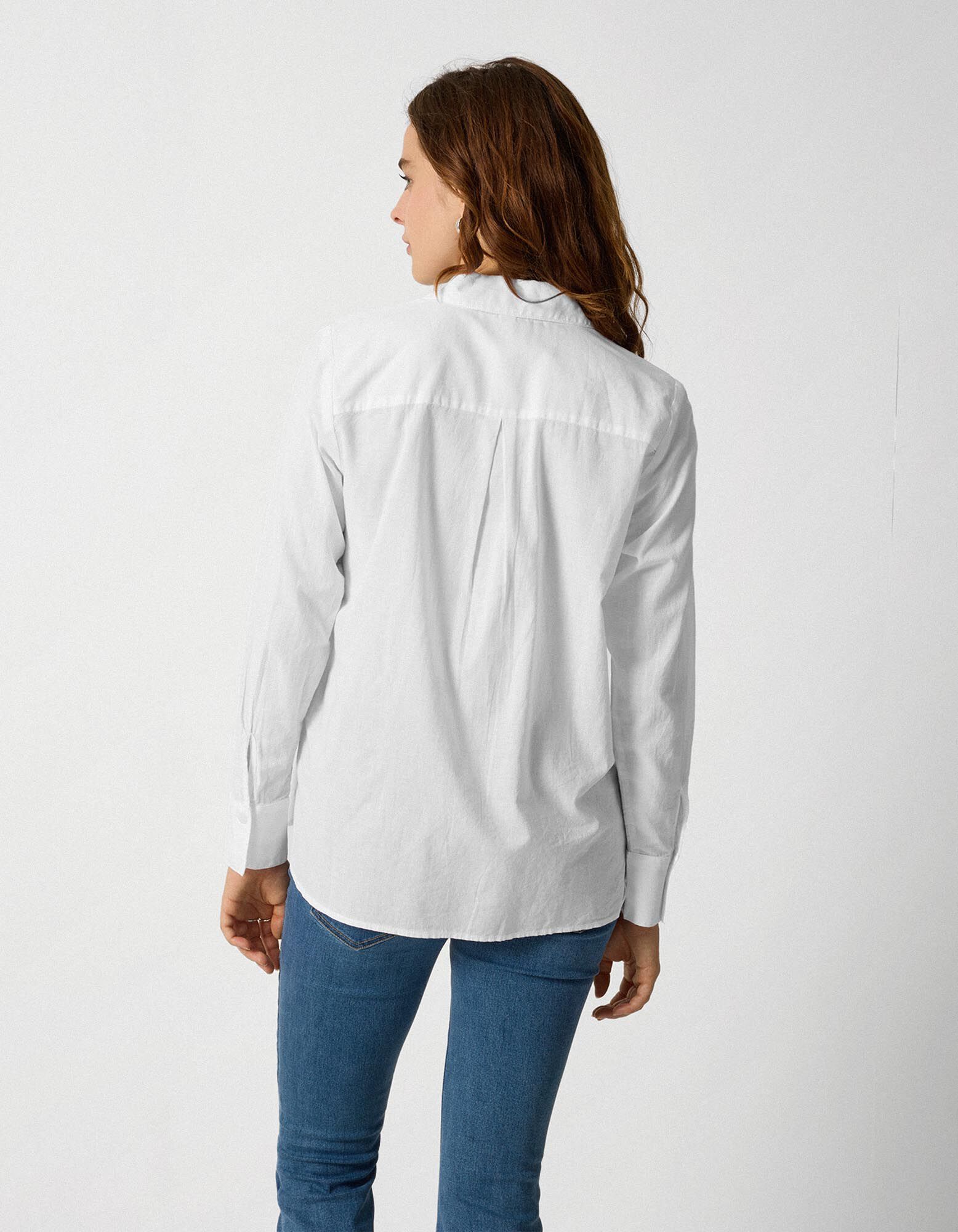 Overhemdblouse - Zachte touch - wit
