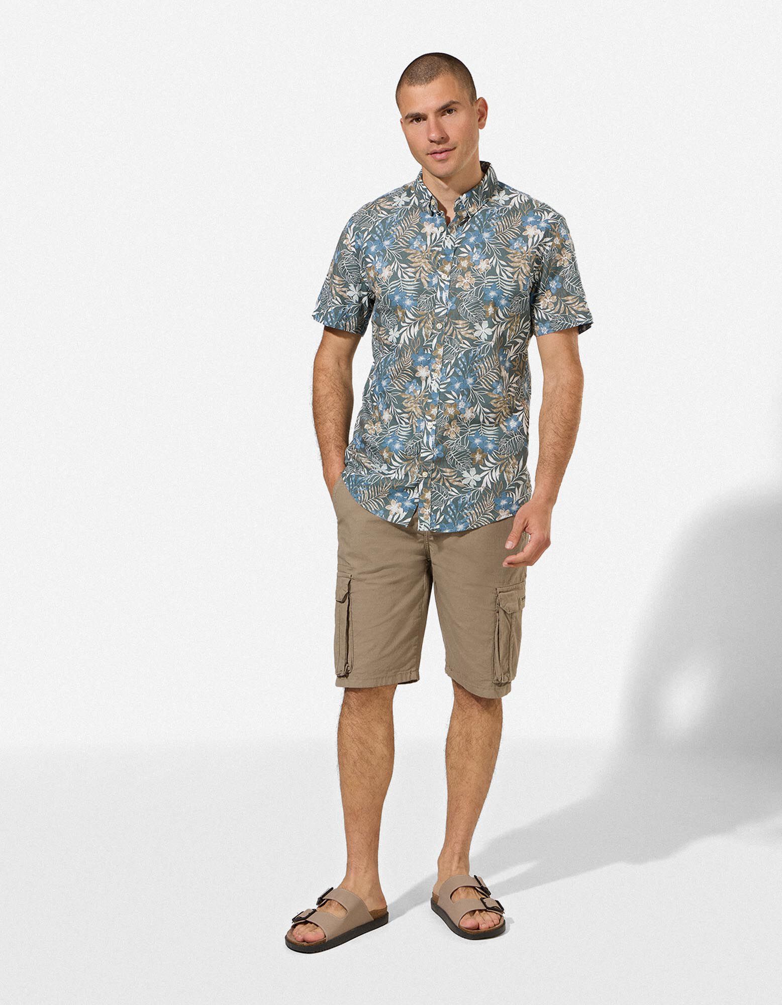 Hemd - Leinen-Mix - hellgr&uuml;n