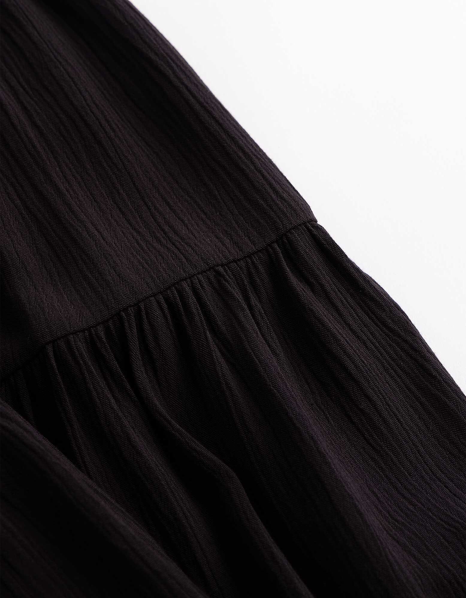 Skort - einfarbig - Schwarz