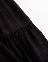 Skort - einfarbig - Schwarz