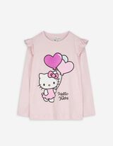 Langarmshirt - Hello Kitty - rosa