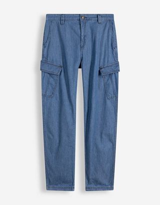 Broek - Elastische band - blauw