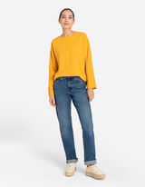 Pikkade varrukatega s&auml;rk - Loose Fit - tumekollane