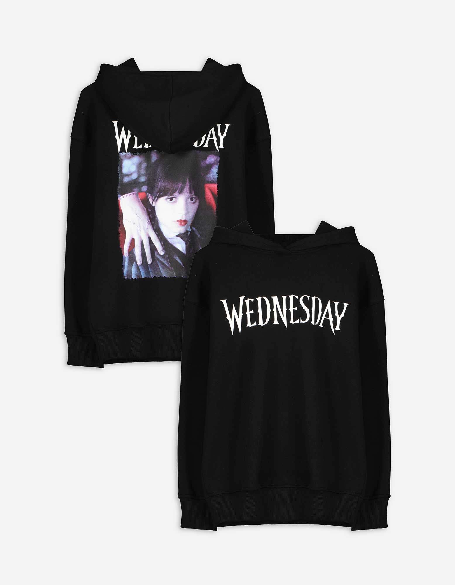 【tokko1986】 Sweatshirt - Wednesday - schwarz - Takko Fashion