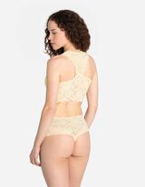 Bustier - Coppe imbottite - giallo chiaro