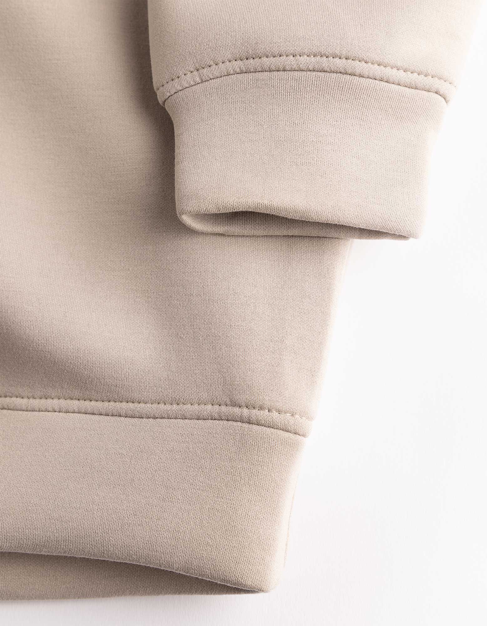 Sweatshirt - Oversized Fit - Beige