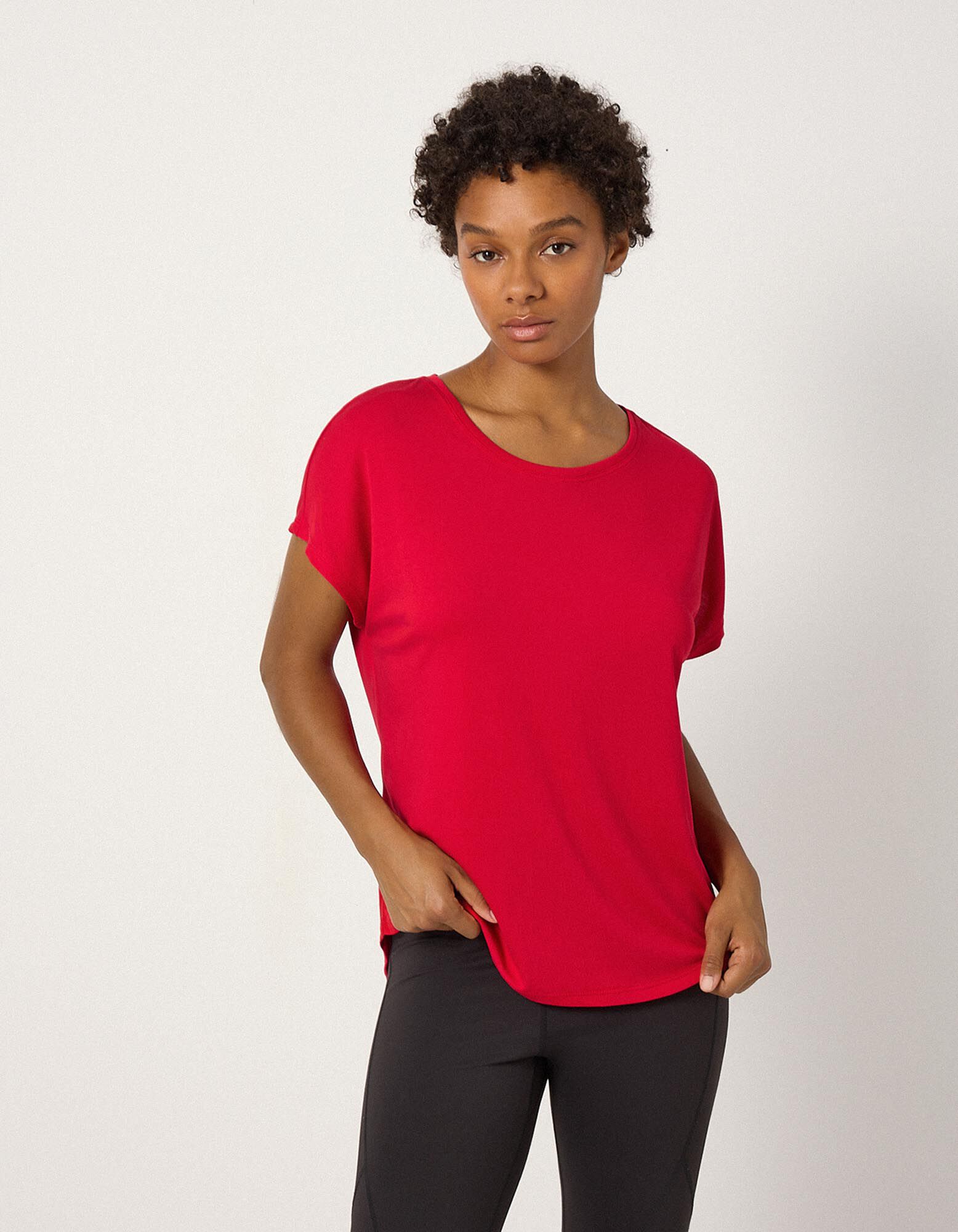 T-Shirt - Atmungsaktiv - Rot