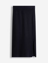 Strickrock - Wadenlang - dunkelblau