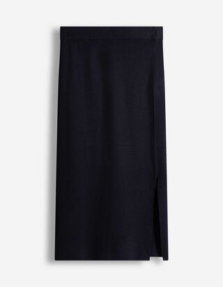 Strickrock - Wadenlang - dunkelblau