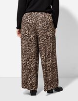 Culotte - Leopardenmuster - beige