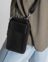 Smartphonehoesje - Imitatieleer - zwart