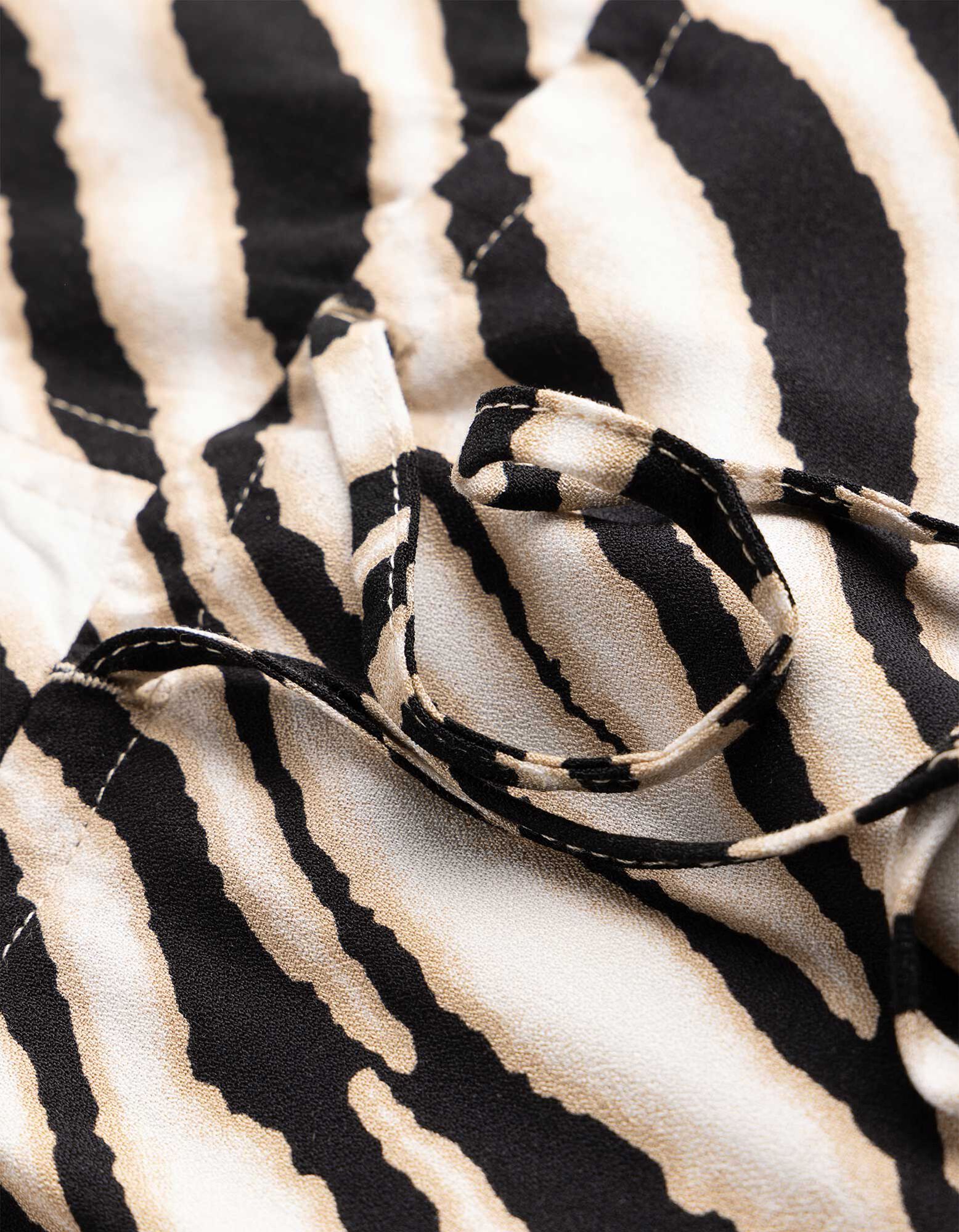 Robe - Imprim&eacute; all-over - blanc