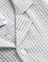 Hemd - Seersucker - hellgr&uuml;n