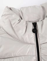 Štepani prsluk - Ruska kragna - svetlo-siva