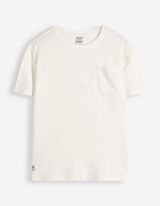 T-Shirt - einfarbig - wei&szlig;