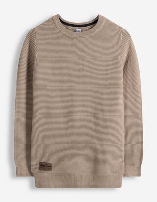 Trui - Label - beige