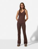 Leggings - Respirant - brun fonc&eacute;